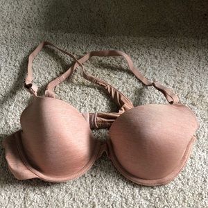 Adore Me 32C nude racer back sports bra